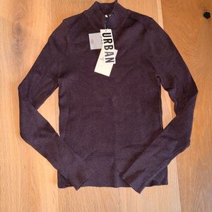 Urban Outfitters Brown Mock Neck